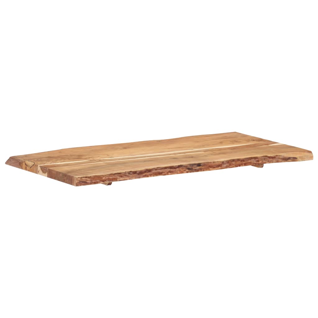 Stolní deska masivní akáciové dřevo 118 x (50–60) x 3,8 cm