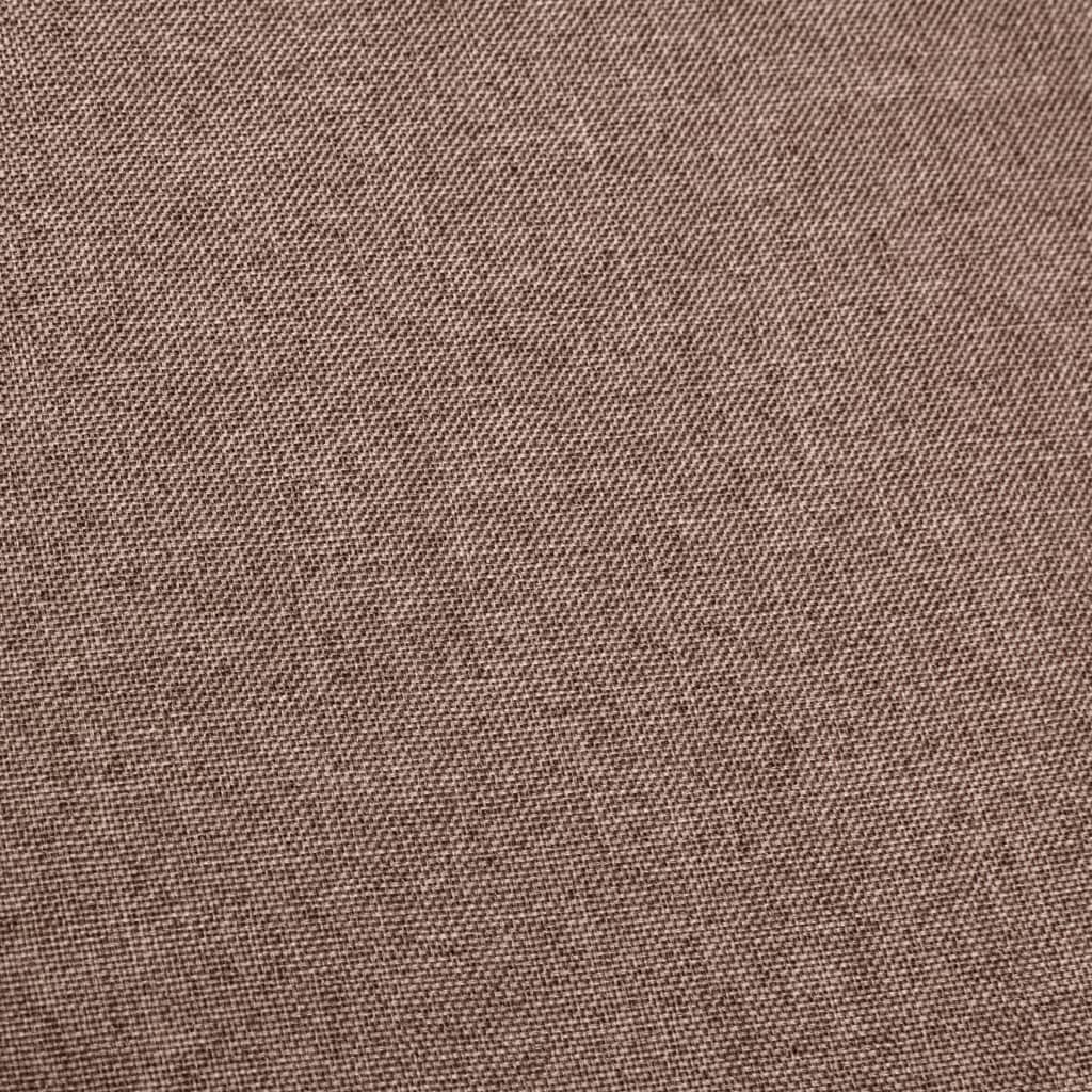vidaXL Barske stolice od tkanine s naslonima za ruke 2 kom smeđe-sive