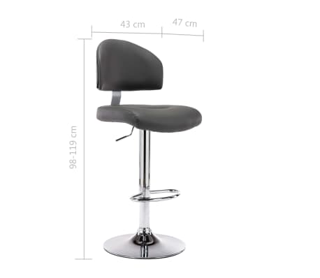 vidaXL Barhocker Kunstleder Drehbar Barstuhl Tresenhocker Bar mehrere