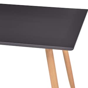 Jídelní stůl šedý a dubový 120 x 60 x 74 cm MDF - obrázek 5