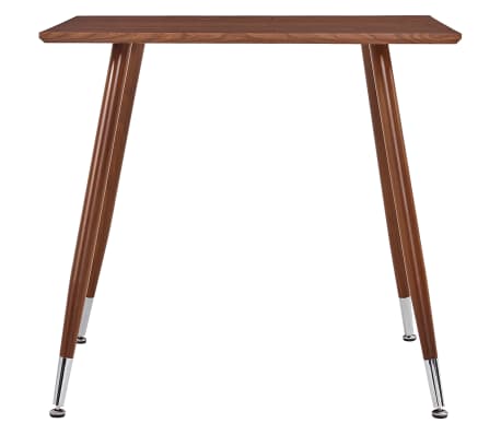 vidaXL Table de salle &agrave; manger Marron 80,5x80,5x73 cm MDF