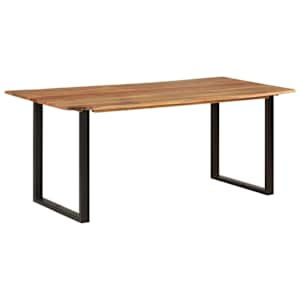 Jídelní stůl 180 x 90 x 76 cm masivní akáciové dřevo - obrázek 1
