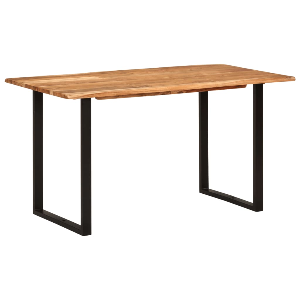 Dining Table 140x70x76 cm Solid Acacia Wood Home and Garden All