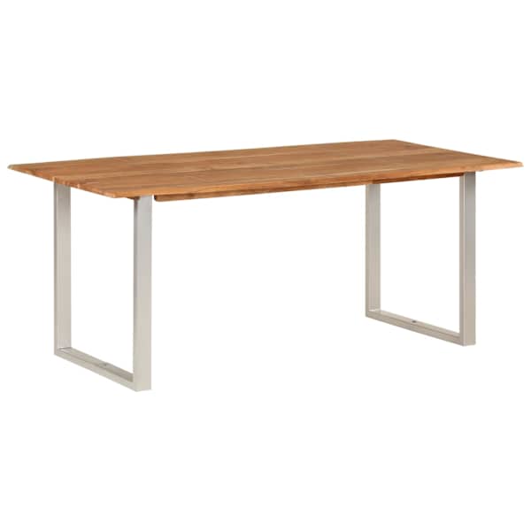 vidaXL s&ouml;&ouml;gilaud, 180 x 90 x 76 cm, akaatsiapuit