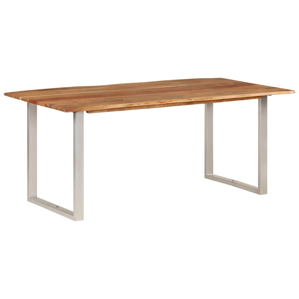 Jídelní stůl 180 x 90 x 76 cm masivní akáciové dřevo - obrázek 14