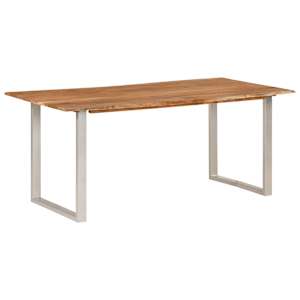 Jídelní stůl 180 x 90 x 76 cm masivní akáciové dřevo - obrázek 13