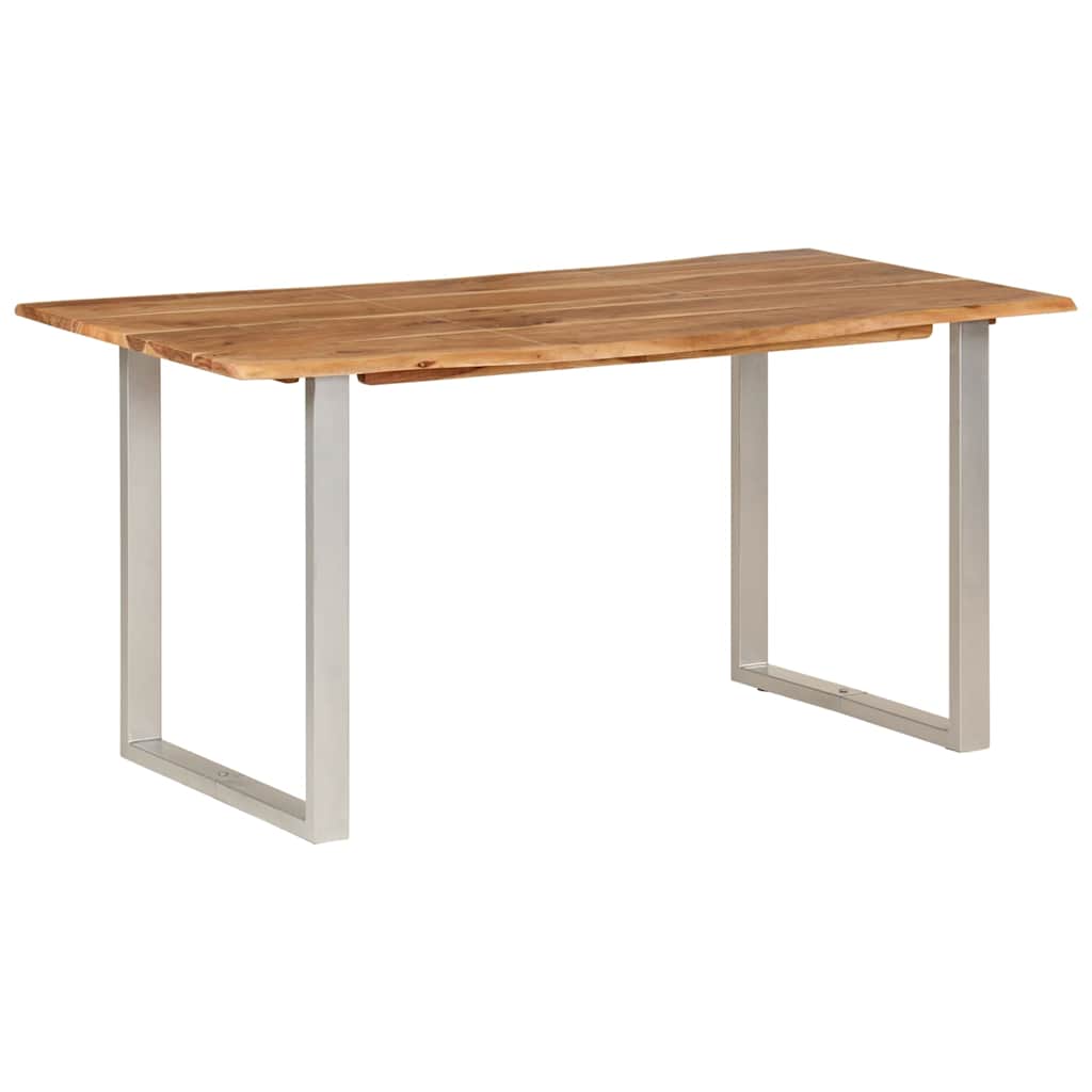vidaXL Jídelní stůl 154x80x76 cm masivní akáciové dřevo