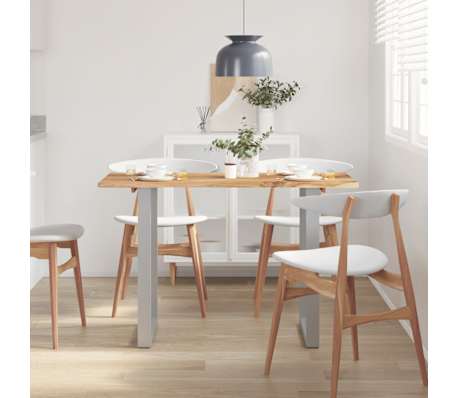 vidaXL Τραπεζαρία 118 x 58 x 76 εκ. από Μασίφ Ξύλο Ακακίας