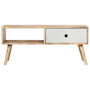 Konferenční stolek 90 x 50 x 40 cm masivní mangovník - obrázek 3