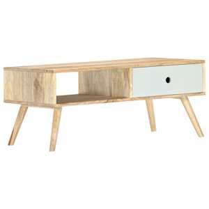 Konferenční stolek 90 x 50 x 40 cm masivní mangovník - obrázek 10