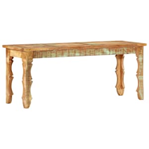 Lavice 110 x 35 x 45 cm masivní recyklované dřevo - obrázek 8