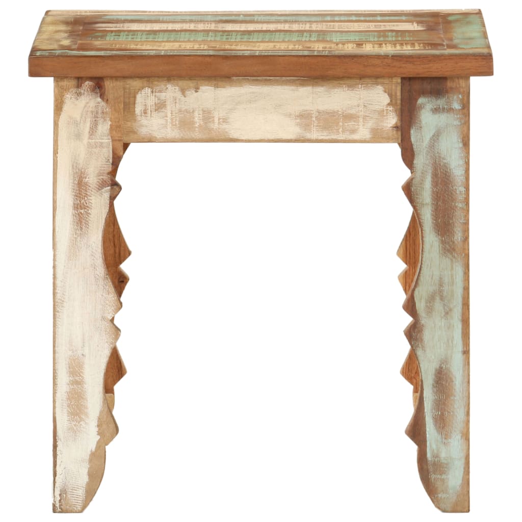 vidaXL Table basse 40x40x40 cm Bois de récupération solide