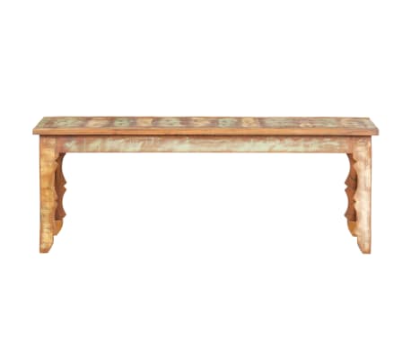 vidaXL Măsuță de cafea, 110 x 50 x 40 cm, lemn masiv reciclat