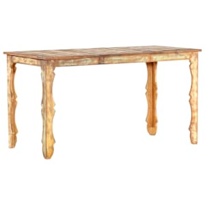 Jídelní stůl 140 x 70 x 76 cm masivní recyklované dřevo - obrázek 8