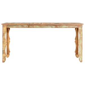 Jídelní stůl 160 x 80 x 76 cm masivní recyklované dřevo - obrázek 2