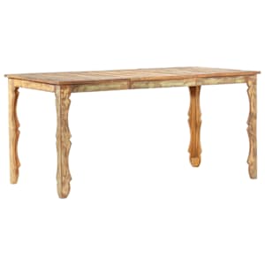 Jídelní stůl 160 x 80 x 76 cm masivní recyklované dřevo - obrázek 8