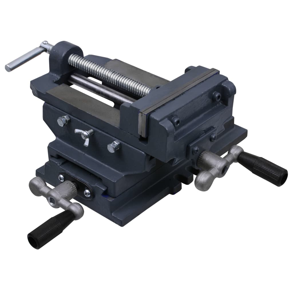 vidaXL Ručne ovládaný posuvný zverák na vŕtanie 127 mm