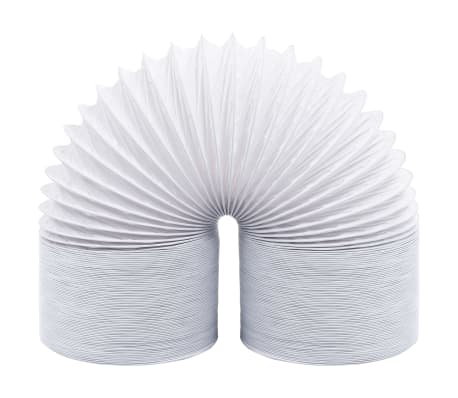 vidaXL Tubo de exaustão PVC 6 m 12,5 cm