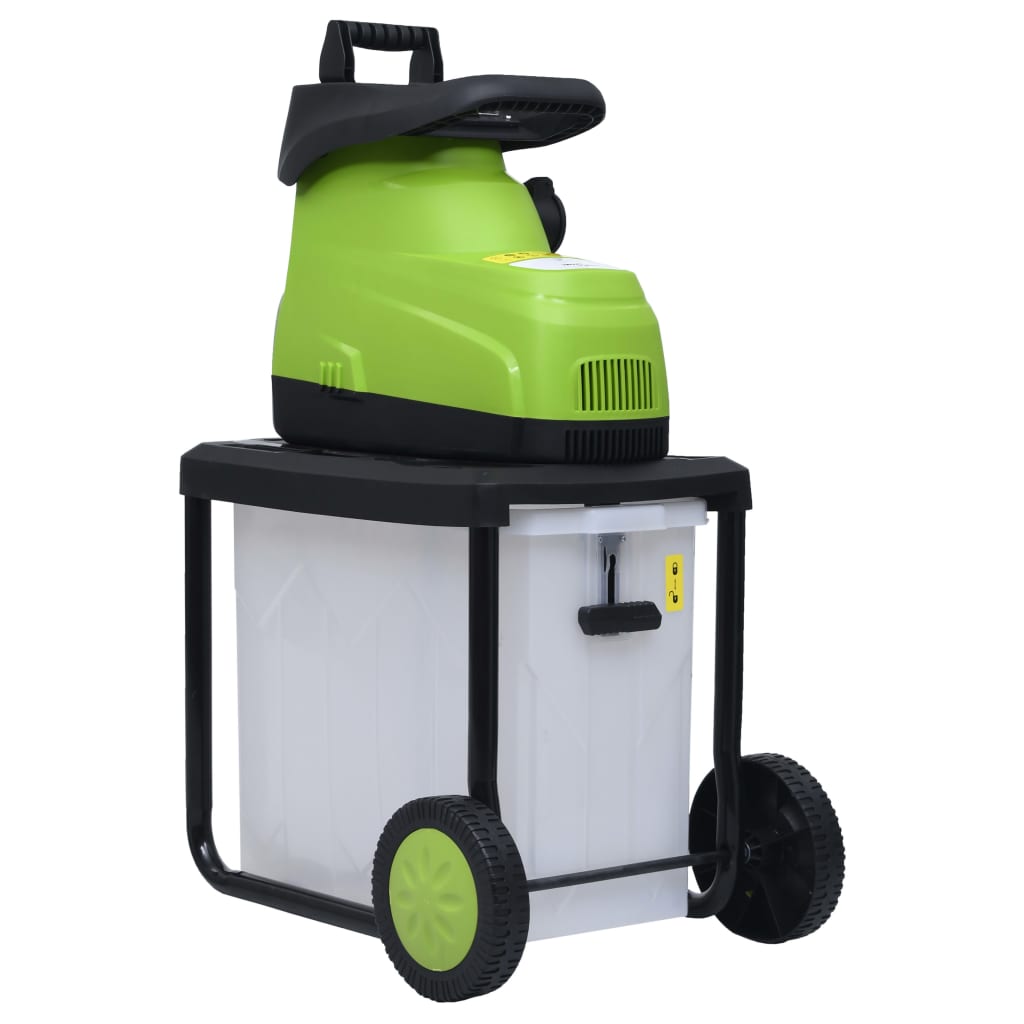 Thumbnail - vidaXL Elektrischer Gartenhäcksler mit Auffangbox 2800 W