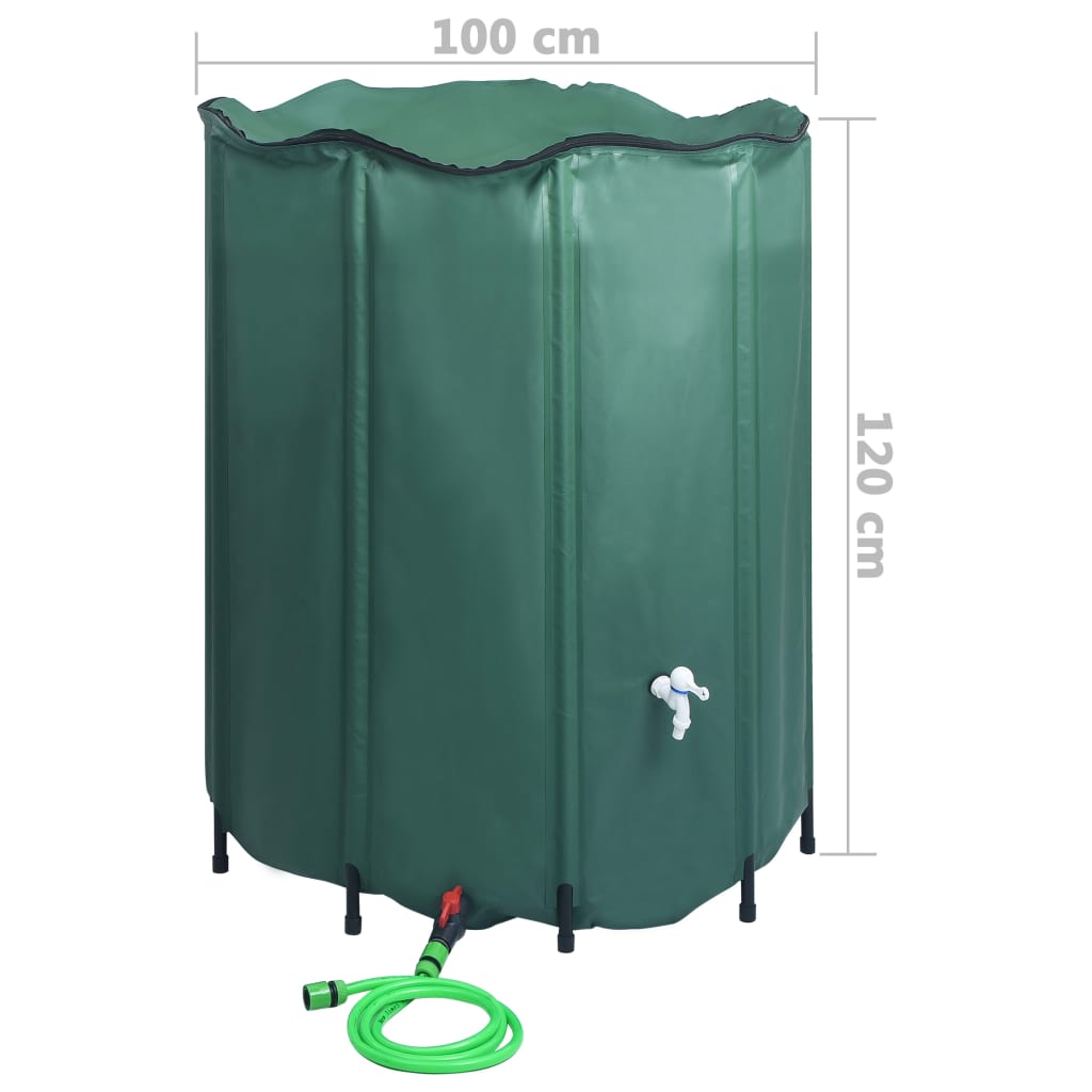  Skladacia nádrž na dažďovú vodu s kohútikom 1000 L