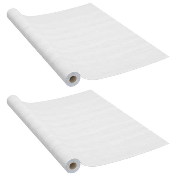 vidaXL iseliimuvad uksekiled, 2 tk, valge puit, 210 x 90 cm, PVC