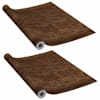 vidaXL iseliimuvad uksekiled, 2 tk, tume tamm, 210 x 90 cm, PVC
