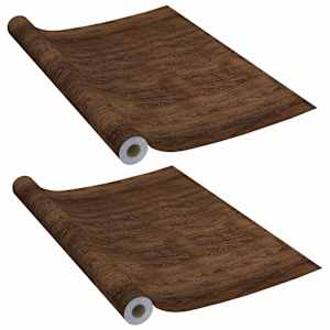 vidaXL iseliimuvad uksekiled, 2 tk, tume tamm, 210 x 90 cm, PVC