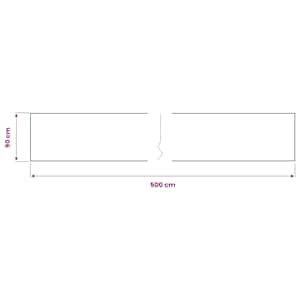 Samolepící tapeta na nábytek černá 500 x 90 cm PVC - obrázek 5
