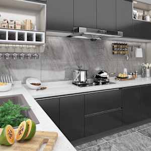 Samolepilna folija za pohištvo črna 500x90 cm PVC