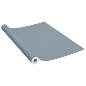 Samolepící tapeta na nábytek šedá 500 x 90 cm PVC - obrázek 2