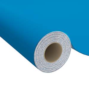Samolepící tapeta na nábytek azurová 500 x 90 cm PVC - obrázek 3