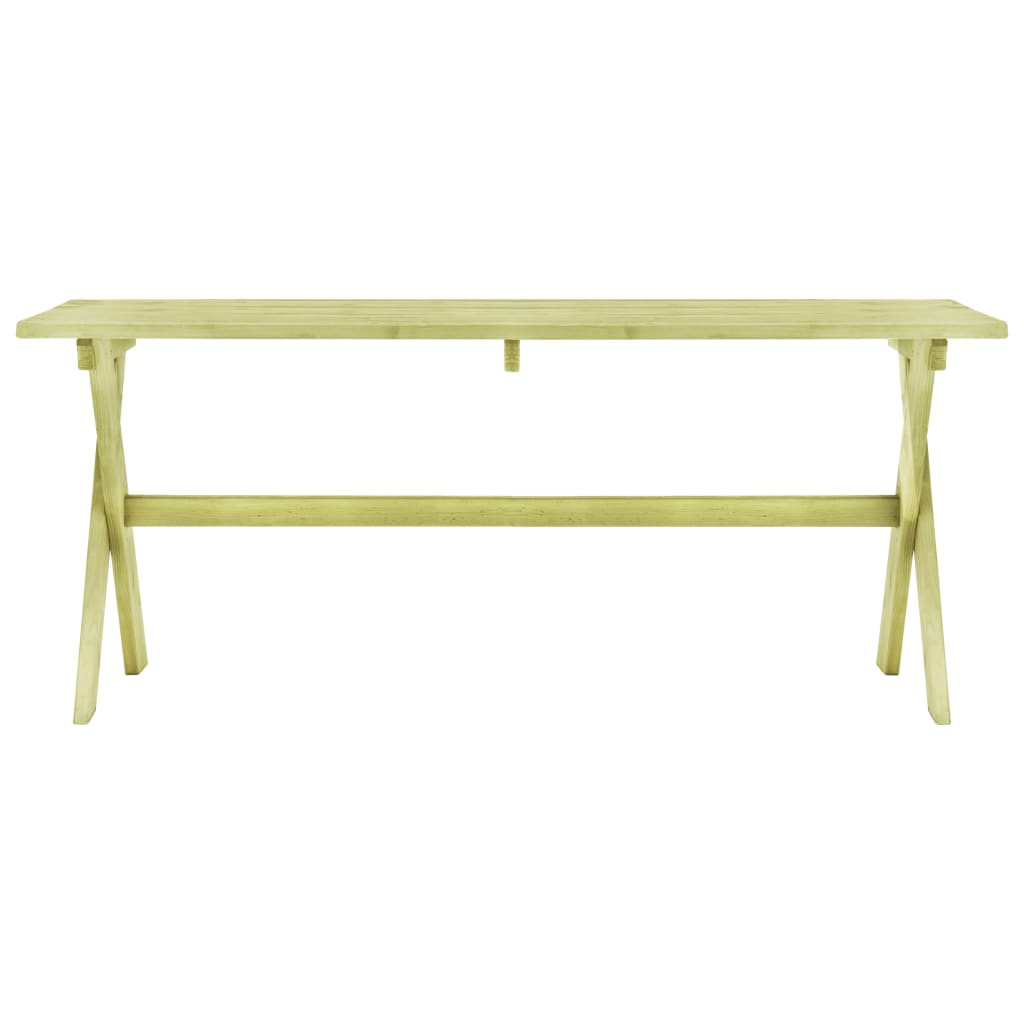 

vidaXL Tuintafel 170x73x70 cm geïmpregneerd grenenhout