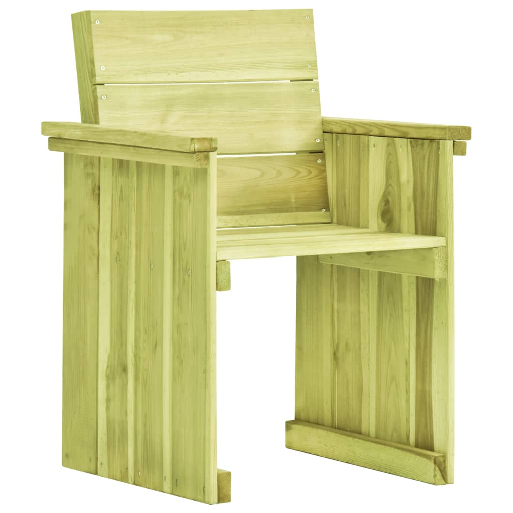 Petrashop  Zahradní židle impregnované borové dřevo