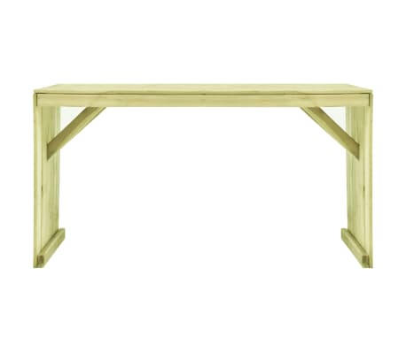 vidaXL Tuintafel 150x87x80 cm geïmpregneerd grenenhout