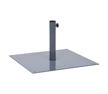 grey parasol with base