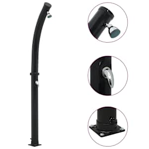 Solární sprcha černá 214 cm 20 l - obrázek 1