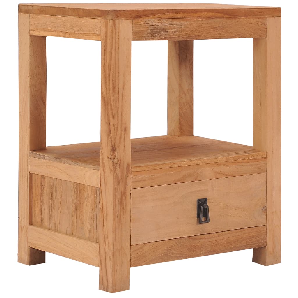 vidaXL Nachttisch 40x30x50 cm Massivholz Teak