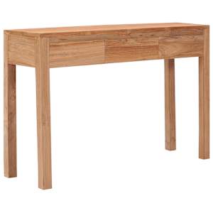 vidaXL konsoollaud, 110 x 35 x 75 cm, tiikpuu