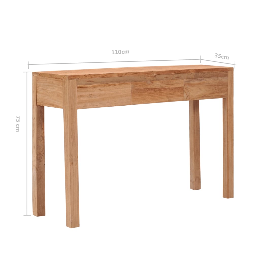  Konzolový stolík 110x35x75 cm teakový masív