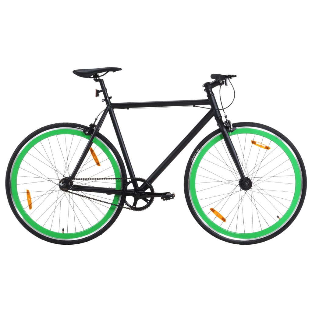 13: vidaXL cykel 1 gear 700c 51 cm sort og grøn