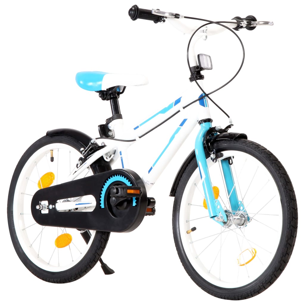 Vidaxl Bicicleta Pentru Copii, Albastru Si Alb, 18 Inci