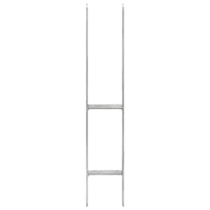 Plotové kotvy 6 ks stříbrné 10 x 6 x 60 cm pozinkovaná ocel - obrázek 3