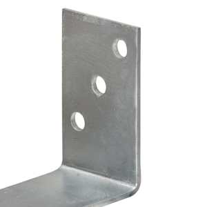 Plotové kotvy 6 ks stříbrné 8 x 6 x 30 cm pozinkovaná ocel - obrázek 4