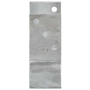 plotové kotvy 12 ks stříbrné 8x6x15 cm pozinkovaná ocel - obrázek 4