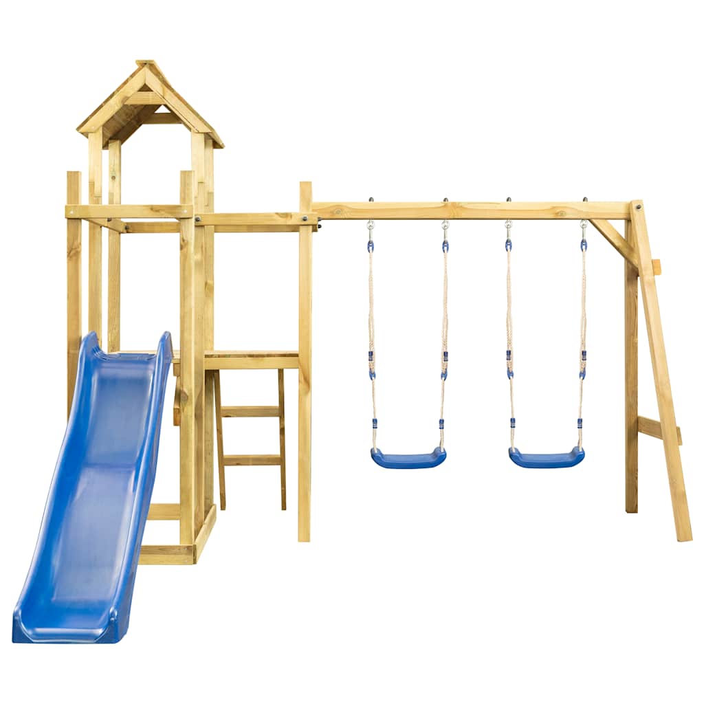 vidaXL Speelhuis 285x305x226,5 cm geïmpregneerd grenenhout afbeelding