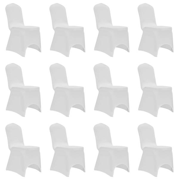 vidaXL toolikate, veniv, valge, 12 tk