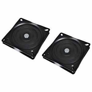 Vrtljiva konzola za stol za čoln 2 kosa 160x160x2,5 mm