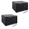 vidaXL aiam&ouml;&ouml;blikatted 2 tk 4 inimesele pol&uuml;rotang 8 avaga 113x113 cm