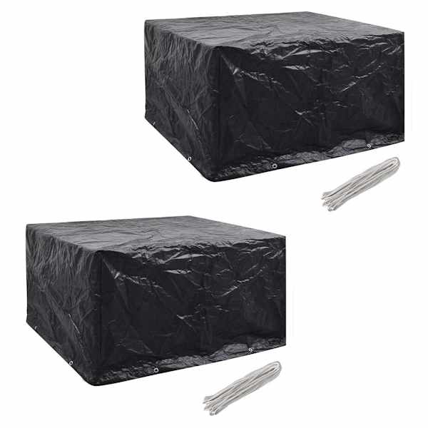 vidaXL aiam&ouml;&ouml;blikatted 2 tk 6 inimesele pol&uuml;rotang 8 avaga 172x113 cm