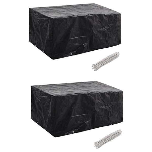 vidaXL aiam&ouml;&ouml;blikatted 2 tk 4 inimesele pol&uuml;rotang 8 ava, 180 x 140 cm